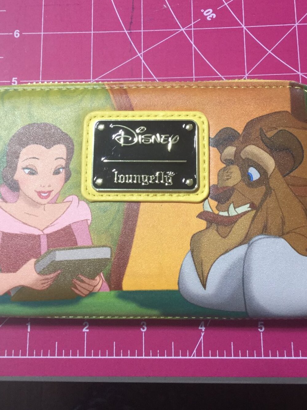 Disney Loungefly Beauty and the Beast wallet in excellent like new condition